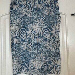 Ripskirt Floral Blue and White Skirt *Read Listing